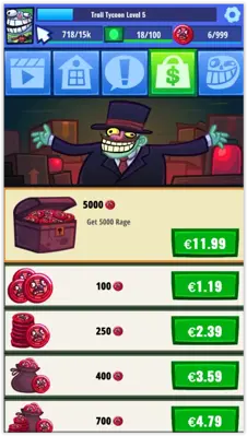 Troll Face Clicker Quest android App screenshot 3